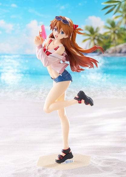 Rebuild of Evangelion Pop Up Parade L PVC Statue Beach Queens: Asuka Shikinami Langley 22 cm - Good Smile Company Statues