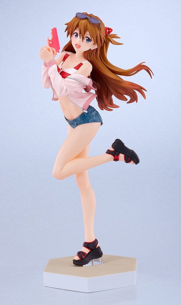 Rebuild of Evangelion Pop Up Parade L PVC Statue Beach Queens: Asuka Shikinami Langley 22 cm - Good Smile Company Statues