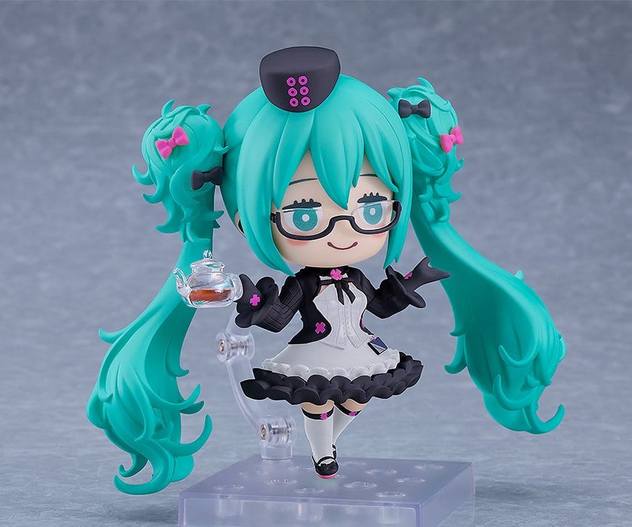 Character Vocal Series 01: Hatsune Miku Nendoroid Action Figure Hatsune Miku: Glasses x Café Ver. - Good Smile Company Action Figures