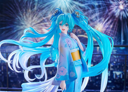 Character Vocal Series 01: Hatsune Miku PVC Figure 1/7 Music & Fire Works Ver. 23 cm - Good Smile Company Statues