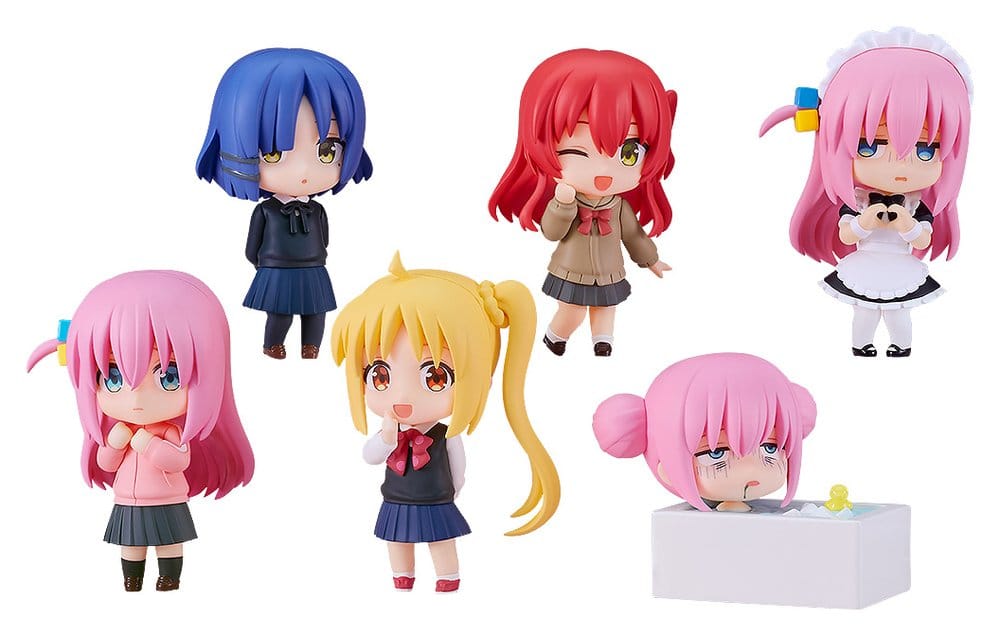 Bocchi the Rock! Nendoroid Surprise Action Figure 7 cm Blind Box Assortment Box Qty 6 - Good Smile Company Action Figures, Blind Boxes