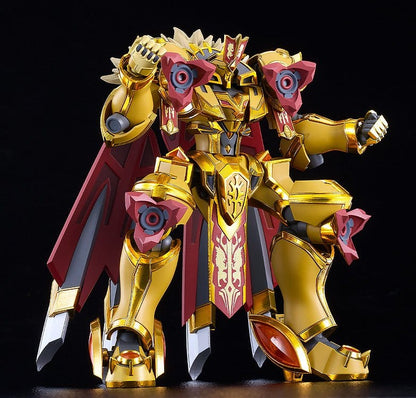 Knight's & Magic Moderoid Plastic Model Kit Goldleo: Royal Metallic Ver. 14 cm - Good Smile Company Model Kits