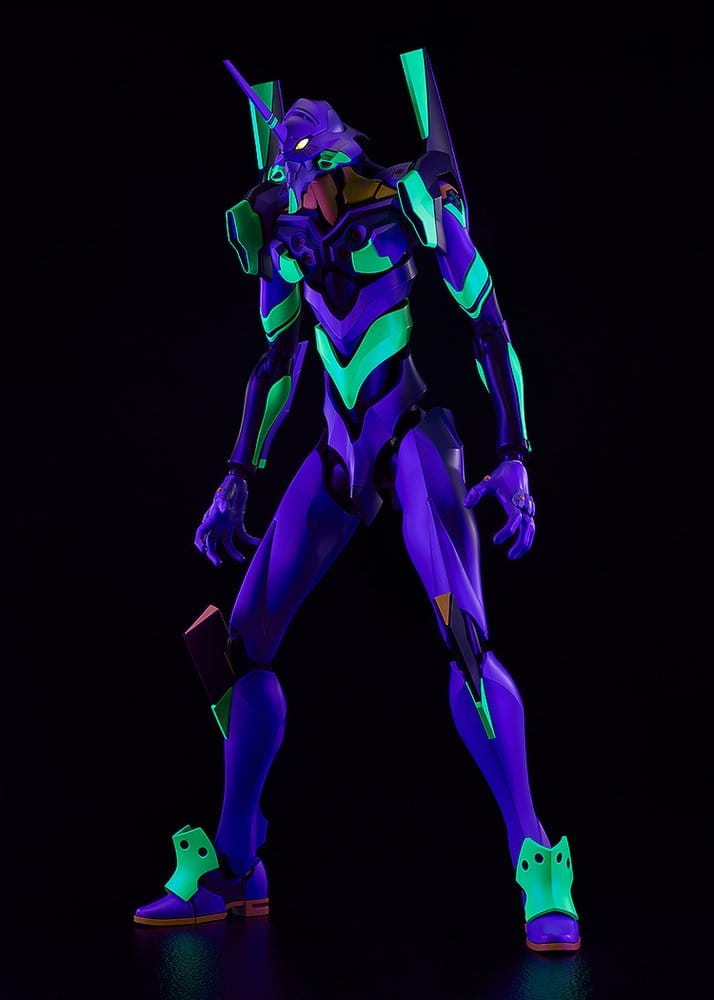 Rebuild of Evangelion Moderoid Plastic Model Kit DX-SCALE Evangelion Test Type-01 Luminous Set Edition 26 cm - Good Smile Company Model Kits