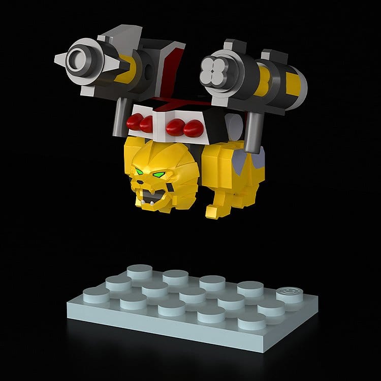 The Brave Fighter of Legend Da-Garn Brickroid Action Figure Ga-Orn (Animal Mode) 2 cm - Good Smile Company Action Figures