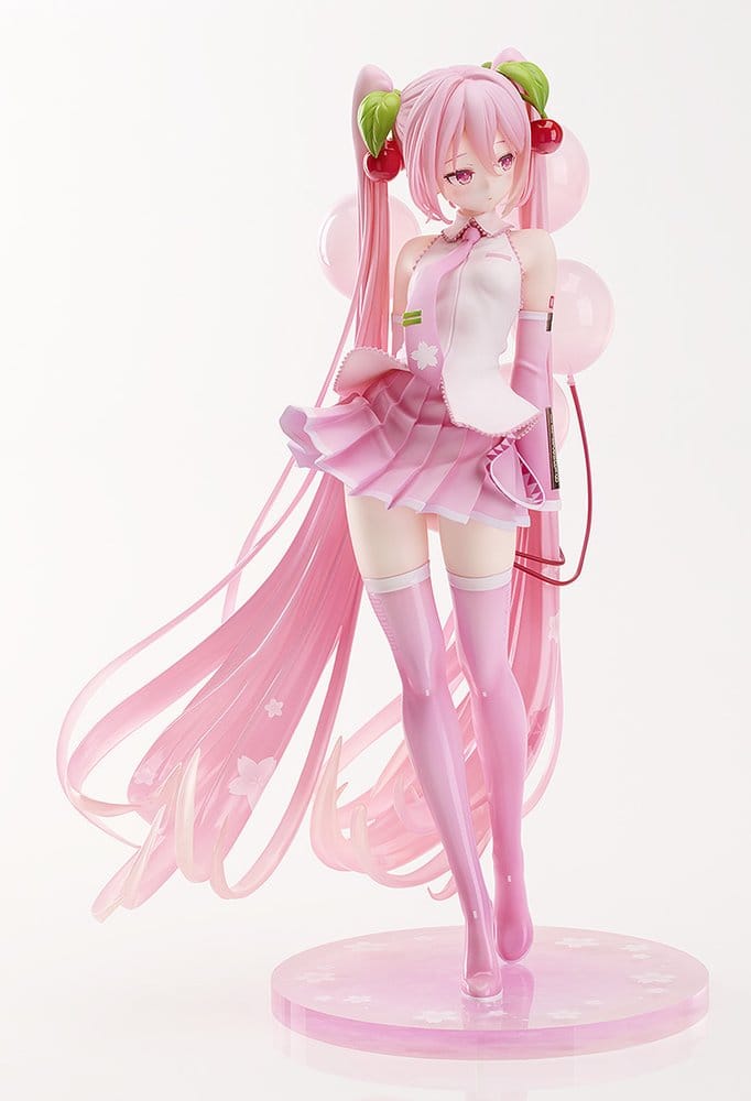 Character Vocal Series 01: Hatsune Miku G.S. Collection [SC] PVC Figure 1/7 Sakura Miku: GSC Illustration Contest Ver. - Good Smile Company Statues