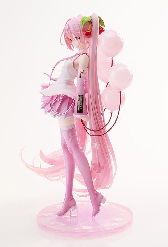 Character Vocal Series 01: Hatsune Miku G.S. Collection [SC] PVC Figure 1/7 Sakura Miku: GSC Illustration Contest Ver. - Good Smile Company Statues