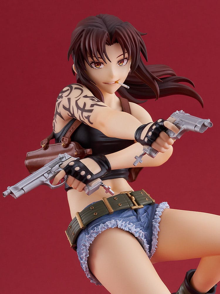 Black Lagoon Pop Up Parade PVC Statue Revy L Size 21 cm - Good Smile Company Statues