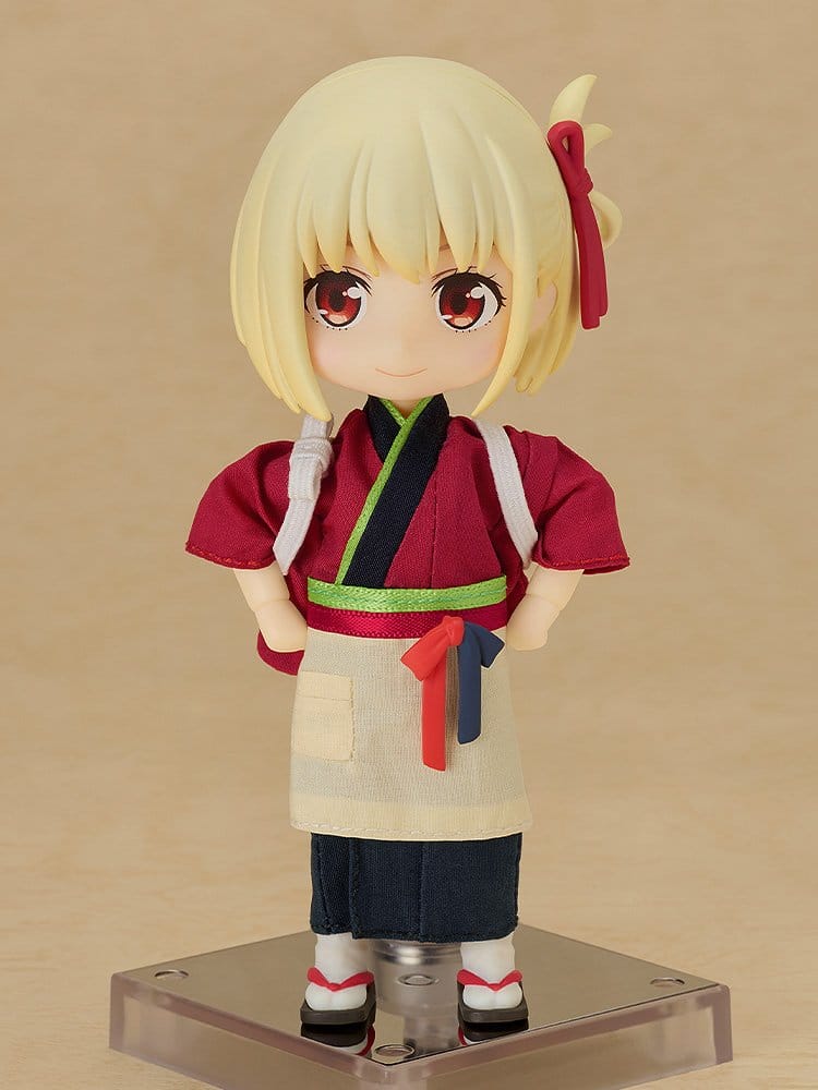 Lycoris Recoil Nendoroid Doll Action Figure Chisato Nishikigi: Cafe LycoReco Uniform Ver. 14 cm - Good Smile Company Action Figures