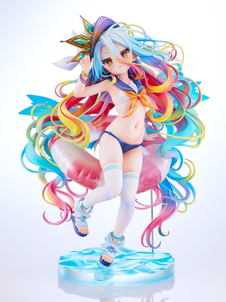 No Game No Life Statue 1/7 Shiro: Sailor-Style Swimsuit Ver. 24 cm