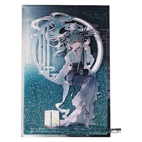 Character Vocal Series 01: Hatsune Miku Glitter Acrylic Block Hatsune Miku Han Gong Qiu Yue Ver. 15 cm - Good Smile Company Statues