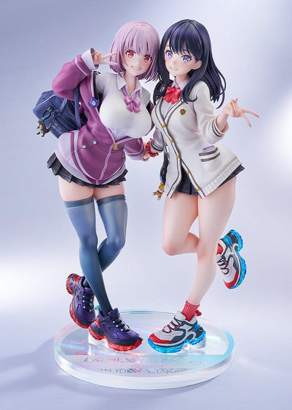 SSSS.GridmanPVC Statues 1/7 2-Pack Rikka Takarada & Akane Shinjo feat. toridamono 22 cm