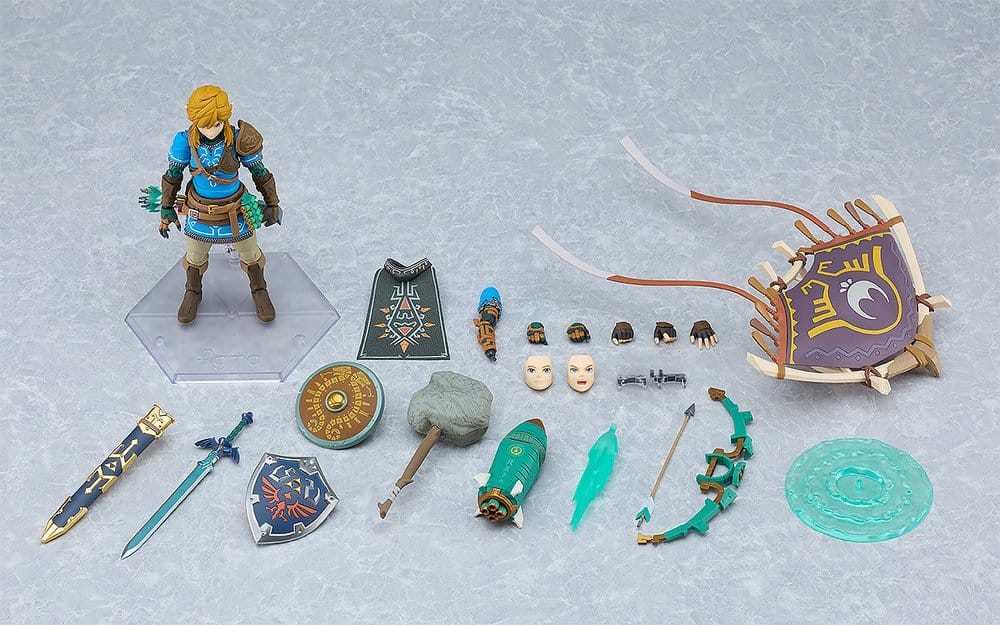 The Legend of Zelda Tears of the Kingdom Figma Action Figure Link Tears of the Kingdom Ver. DX Edition 15 cm - Good Smile Company Action Figures