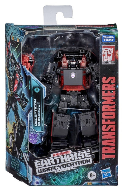 Transformers Generations War for Cybertron: Earthrise Deluxe Class Action Figure Decepticon Runabout WFC-E41 - Hasbro Action Figures