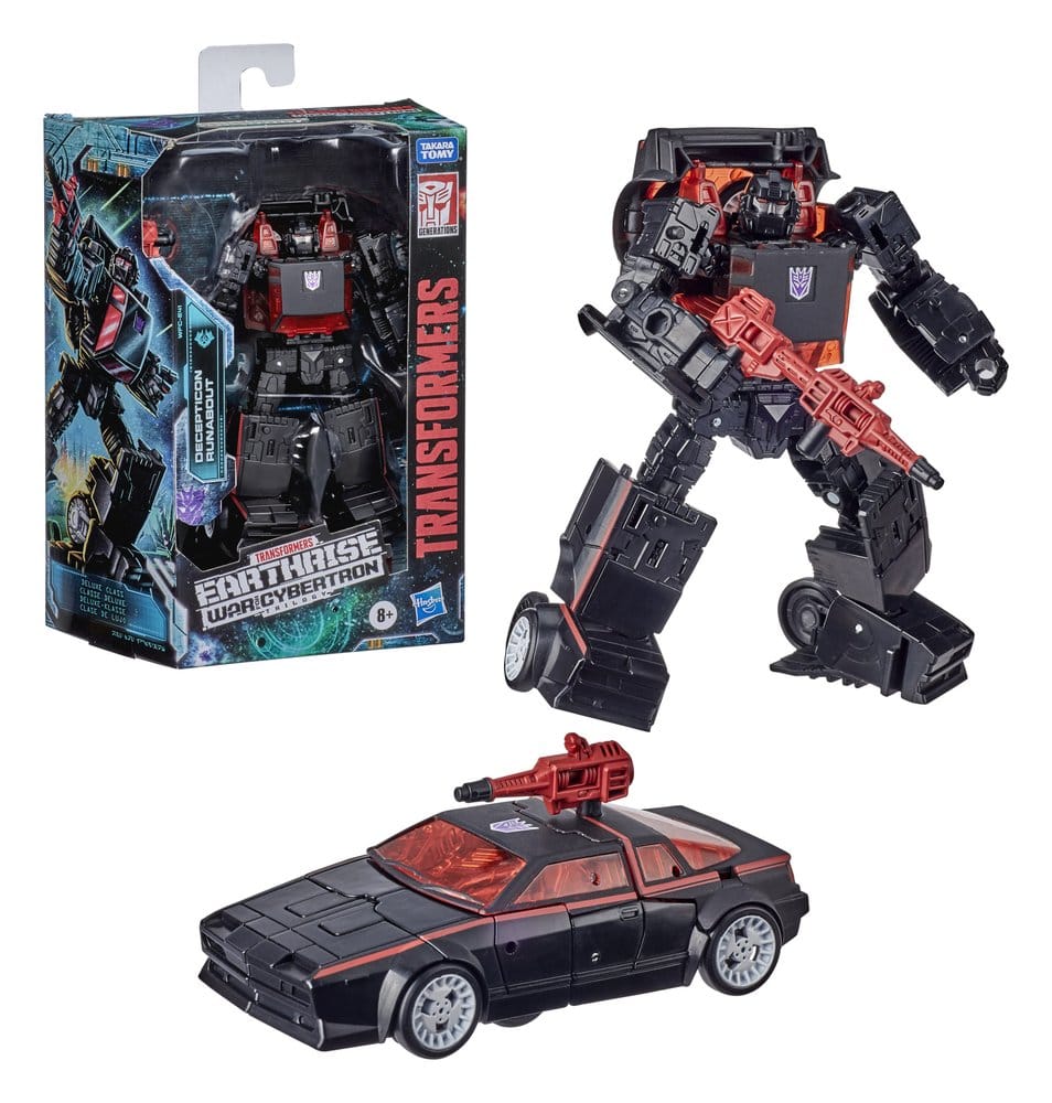 Transformers Generations War for Cybertron: Earthrise Deluxe Class Action Figure Decepticon Runabout WFC-E41