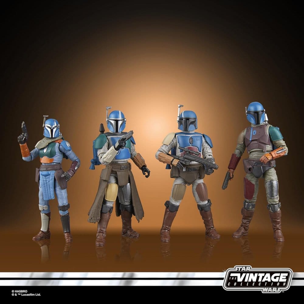 Star Wars The Mandalorian Vintage Collection Action Figure 4-Pack Mandalorian Shriek-Hawk - Hasbro Action Figures