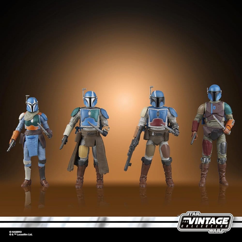 Star Wars The Mandalorian Vintage Collection Action Figure 4-Pack Mandalorian Shriek-Hawk - Hasbro Action Figures