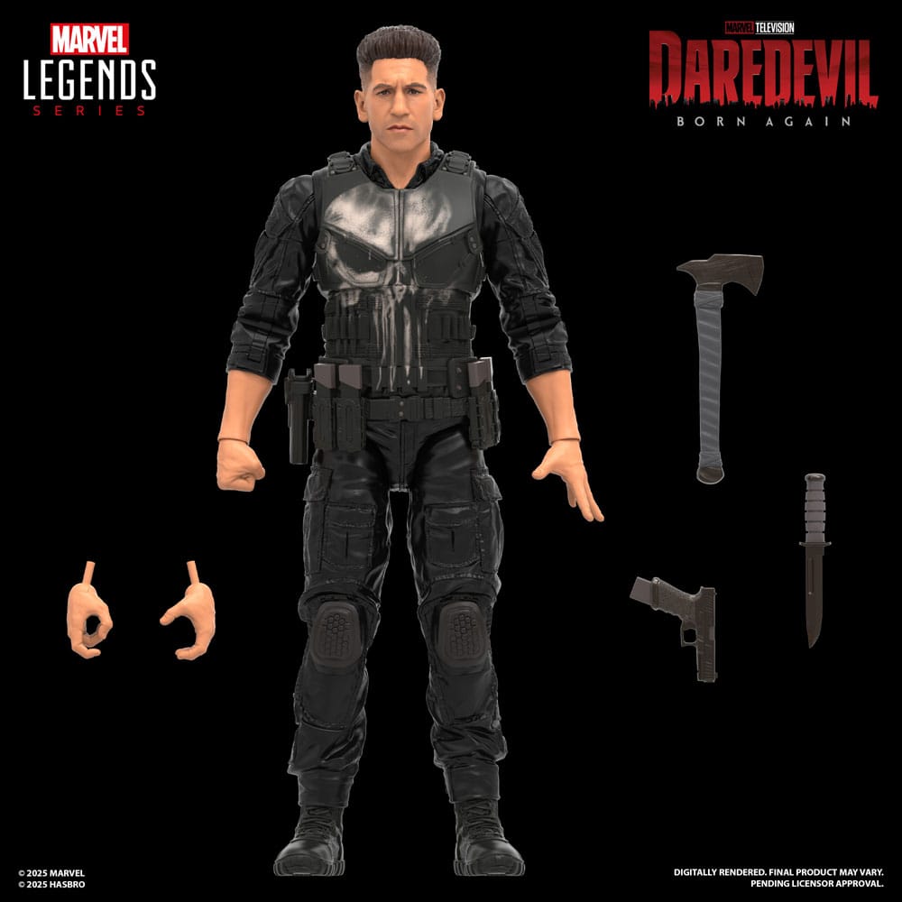 Daredevil: Born Again Marvel Legends Action Figure Punisher 15 cm - Hasbro Action Figures