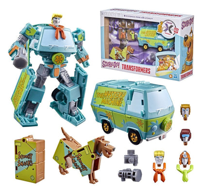 Transformers x Scooby-Doo Action Figure 2-Pack Mysterious Prime & Automutt 15 cm - Hasbro Action Figures