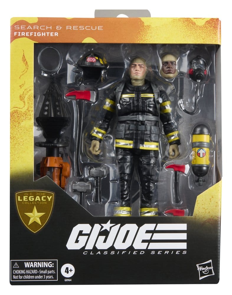 G.I. Joe Classified Series Legacy Collection Action Figure Search & Rescue Firefighter