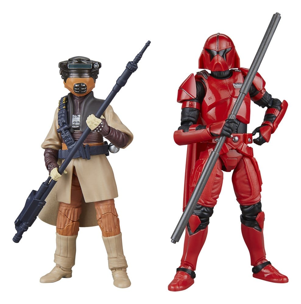 Star Wars: Shadows of the Empire Black Series Action Figures Luke Skywalker (Imperial Guard) & Princess Leia Organa (Boushh) - Hasbro Action Figures