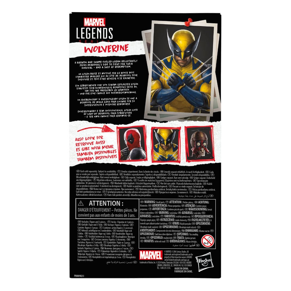 Deadpool & Wolverine Marvel Legends Action Figure Wolverine 15 cm - Hasbro Action Figures