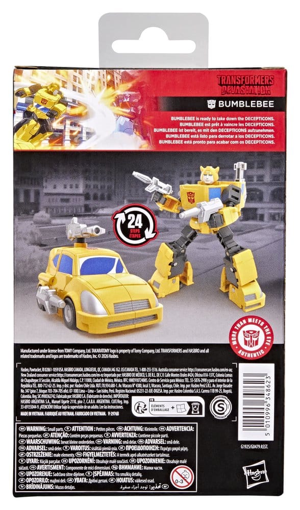 Transformers: Devastation Studio Series Deluxe Class Action Figure Bumblebee 11 cm - Hasbro Action Figures