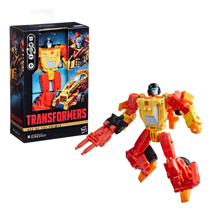 Transformers Age of the Primes Deluxe Class Action Figure Targetmaster Sureshot 14 cm - Hasbro Action Figures