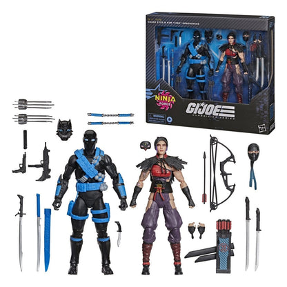 G.I. Joe Classified Series Action Figure 2-Pack Snake Eyes & Kim "Jinx" Arashikage - Hasbro Action Figures
