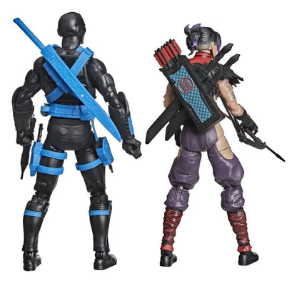 G.I. Joe Classified Series Action Figure 2-Pack Snake Eyes & Kim "Jinx" Arashikage - Hasbro Action Figures