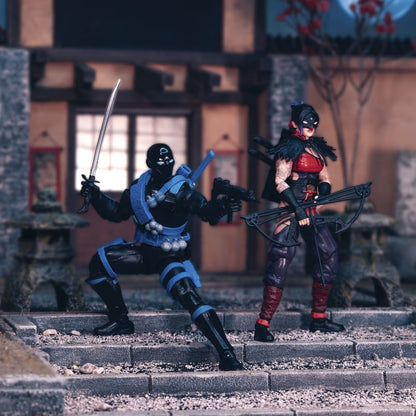 G.I. Joe Classified Series Action Figure 2-Pack Snake Eyes & Kim "Jinx" Arashikage - Hasbro Action Figures