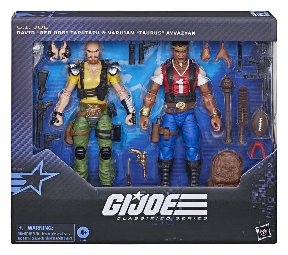 G.I. Joe Classified Series Action Figure 2-Pack #193 David "Red Dog" Taputapu & Varujan "Taurus" Ayvazyan 15 cm - Hasbro Action Figures