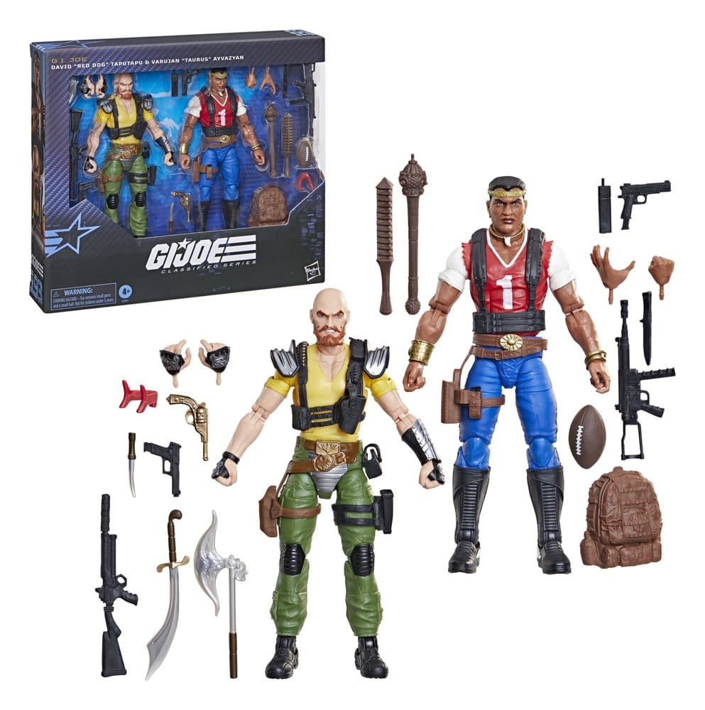 G.I. Joe Classified Series Action Figure 2-Pack #193 David "Red Dog" Taputapu & Varujan "Taurus" Ayvazyan 15 cm - Hasbro Action Figures