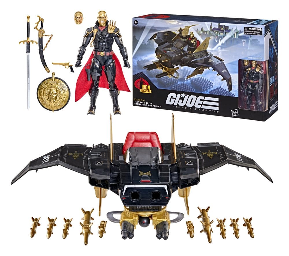 G.I. Joe Classified Series Action Figure and Vehicle Set #203 Destro & Iron Grenadier Despoiler 15 cm - Hasbro Action Figures