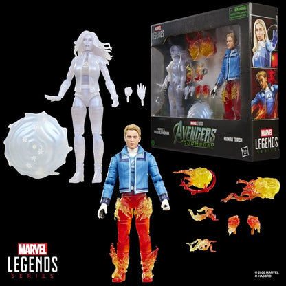 Avengers: Doomsday Marvel Legends Action Figure 2-Pack Marvel's Invisible Woman & Human Torch