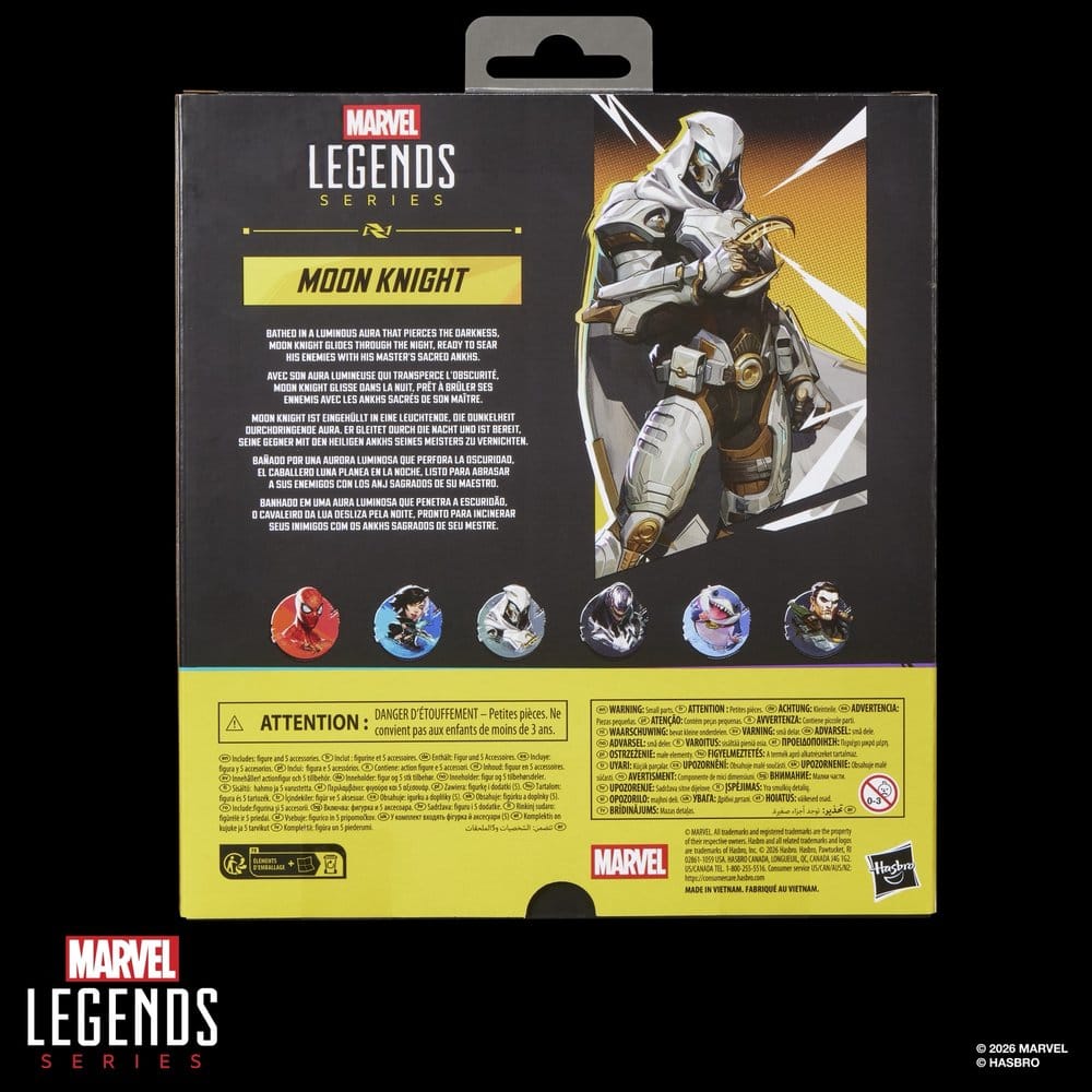 Marvel Rivals Marvel Legends Action Figure Moon Knight 15 cm - Hasbro Action Figures
