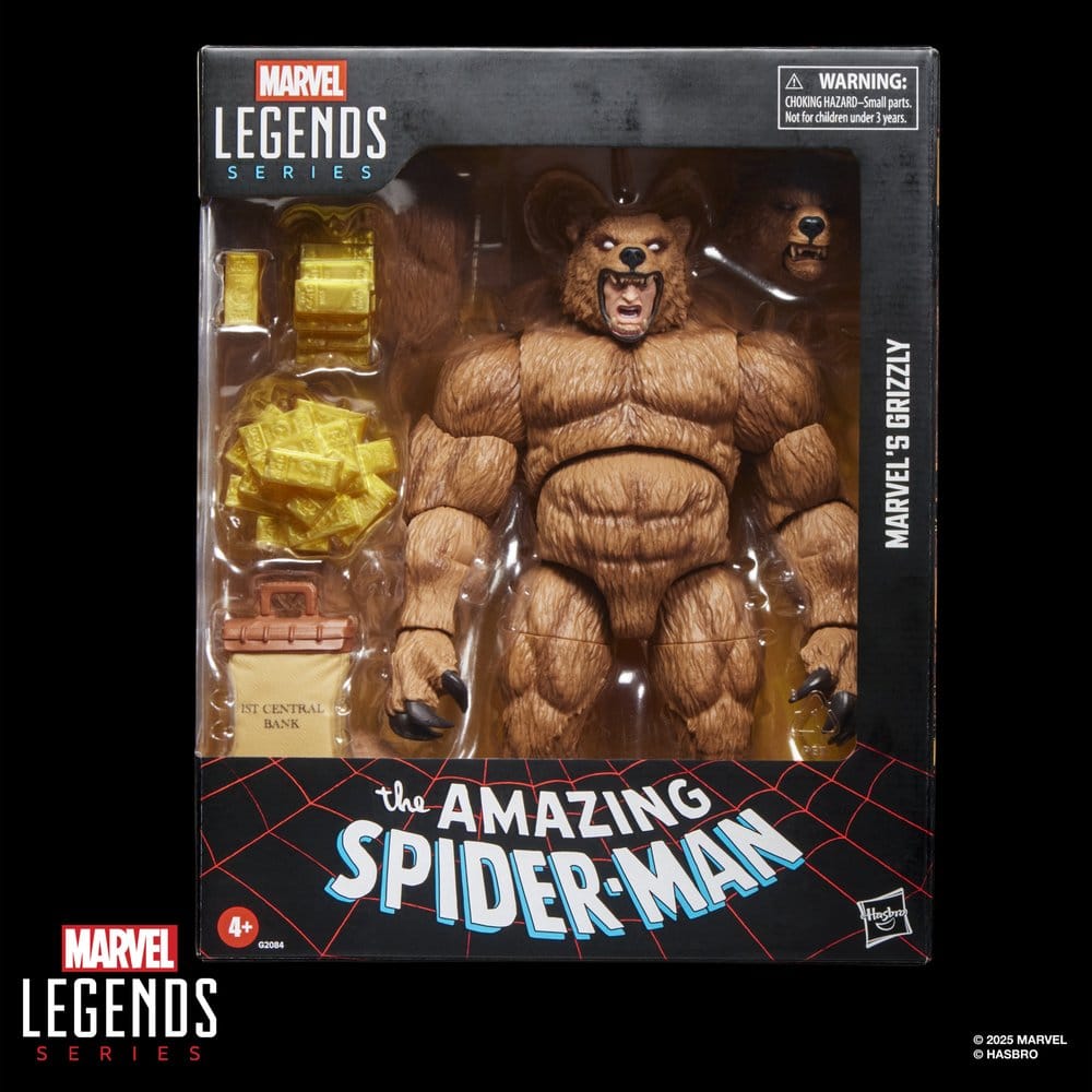 The Amazing Spider-Man Marvel Legends Action Figure Marvel's Grizzly 15 cm - Hasbro Action Figures