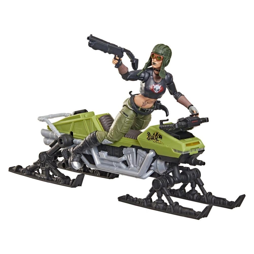 G.I. Joe Classified Series Action Figure and Vehicle Set #194 Zanya and Dreadnok Chameleon (Swamp Skier) 15 cm - Hasbro Action Figures