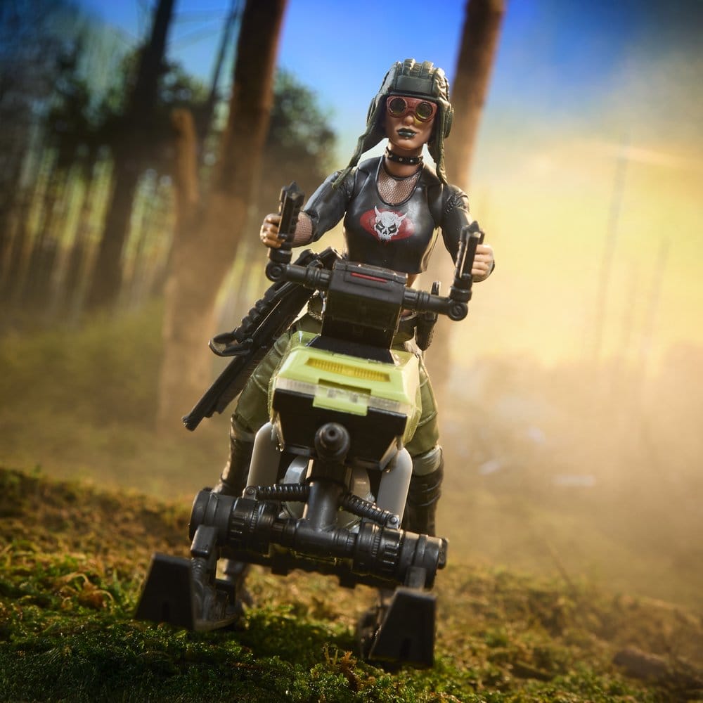 G.I. Joe Classified Series Action Figure and Vehicle Set #194 Zanya and Dreadnok Chameleon (Swamp Skier) 15 cm - Hasbro Action Figures
