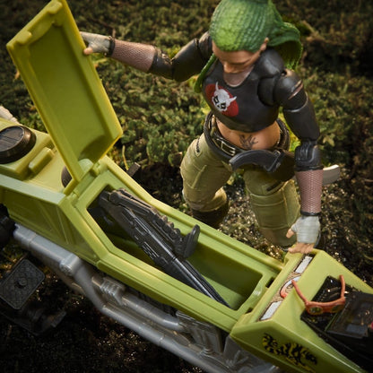 G.I. Joe Classified Series Action Figure and Vehicle Set #194 Zanya and Dreadnok Chameleon (Swamp Skier) 15 cm - Hasbro Action Figures