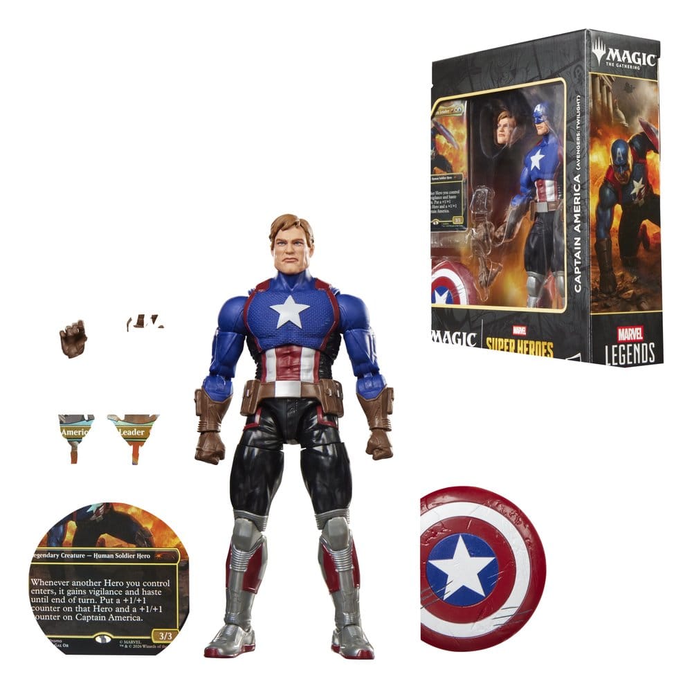 Magic The Gathering: Marvel Super Heroes Marvel Legends Action Figure Captain America (Avengers: Twilight) 15 cm - Hasbro Action Figures
