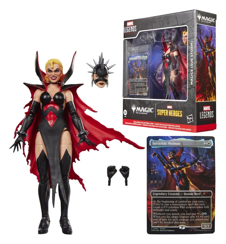 Magic The Gathering: Marvel Super Heroes Marvel Legends Action Figure Fantastic Four Malice (Sue Storm) 15 cm - Hasbro Action Figures
