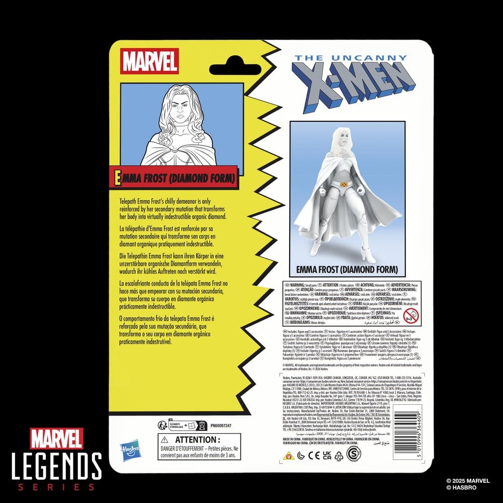 The Uncanny X-Men Marvel Legends Action Figure Emma Frost (Diamond Form) 15 cm - Hasbro Action Figures