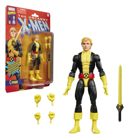 The Uncanny X-Men Marvel Legends Action Figure Cypher - Hasbro Action Figures