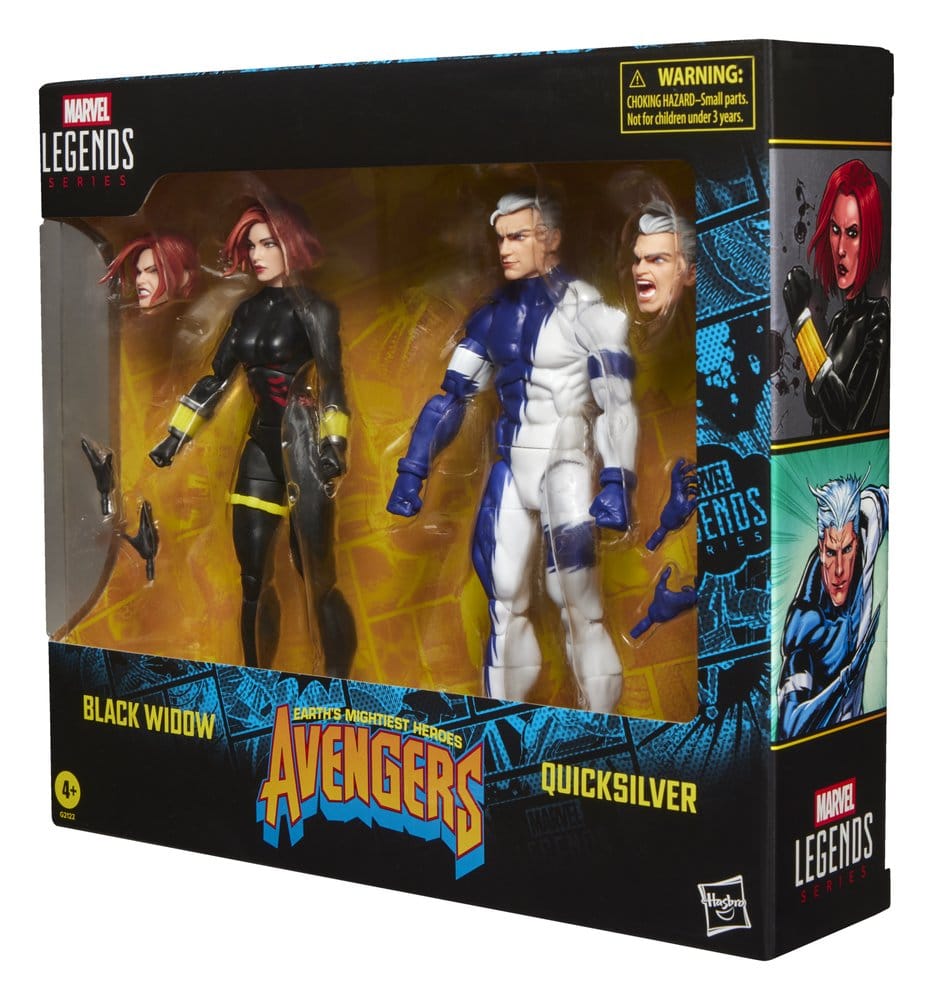 Avengers Marvel Legends Action Figure 2-Pack Black Widow & Quicksilver 15 cm - Hasbro Action Figures