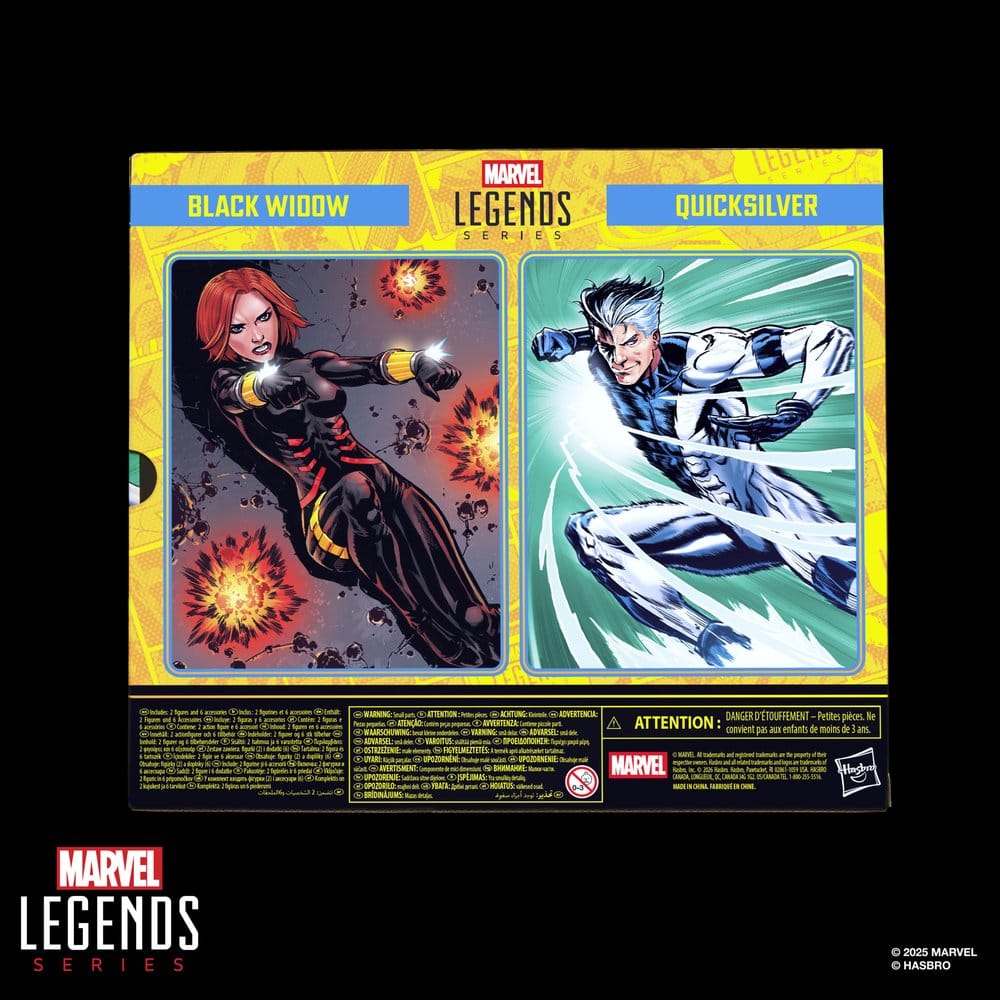 Avengers Marvel Legends Action Figure 2-Pack Black Widow & Quicksilver 15 cm - Hasbro Action Figures