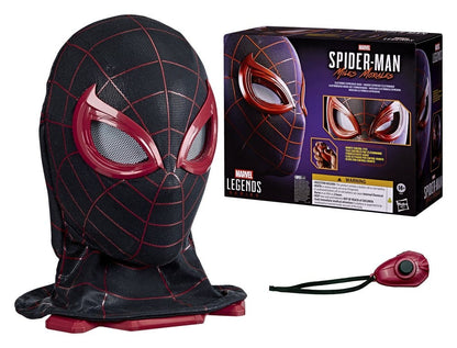 Spider-Man: Miles Morales Marvel Legends Electronic Expressive Mask - Hasbro Replicas