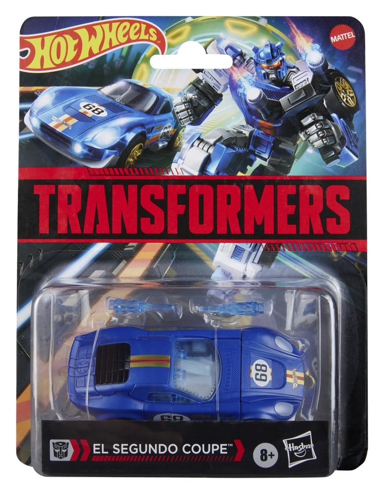 Transformers x Hot Wheels Collaborative Deluxe Class Action Figure El Segundo Coupe 13 cm - Hasbro Action Figures