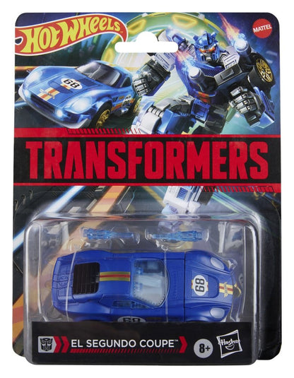 Transformers x Hot Wheels Collaborative Deluxe Class Action Figure El Segundo Coupe 13 cm - Hasbro Action Figures
