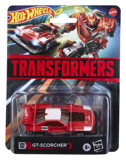 Transformers x Hot Wheels Collaborative Deluxe Class Action Figure GT-Scorcher 13 cm - Hasbro Action Figures