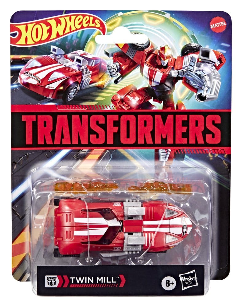 Transformers Collaborative Hot Wheels x Transformers Deluxe Class Action Figure Twin Mill 13 cm - Hasbro Action Figures